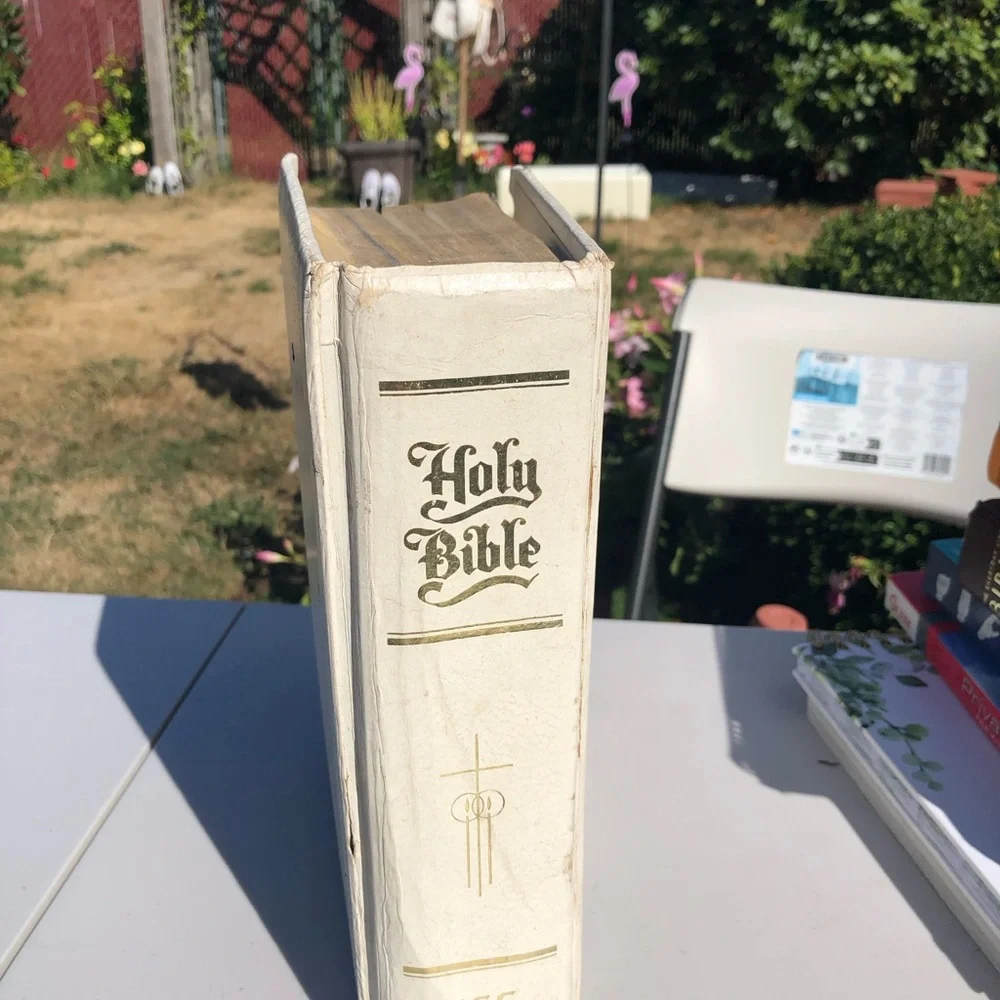 Classic White Holy Bible - White sling James Version CSS Edition 2976